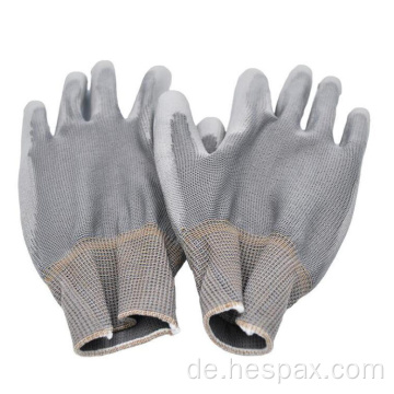 Hespax 13Gauge Nylon PU -Schutzhandschuhe Konstruktion